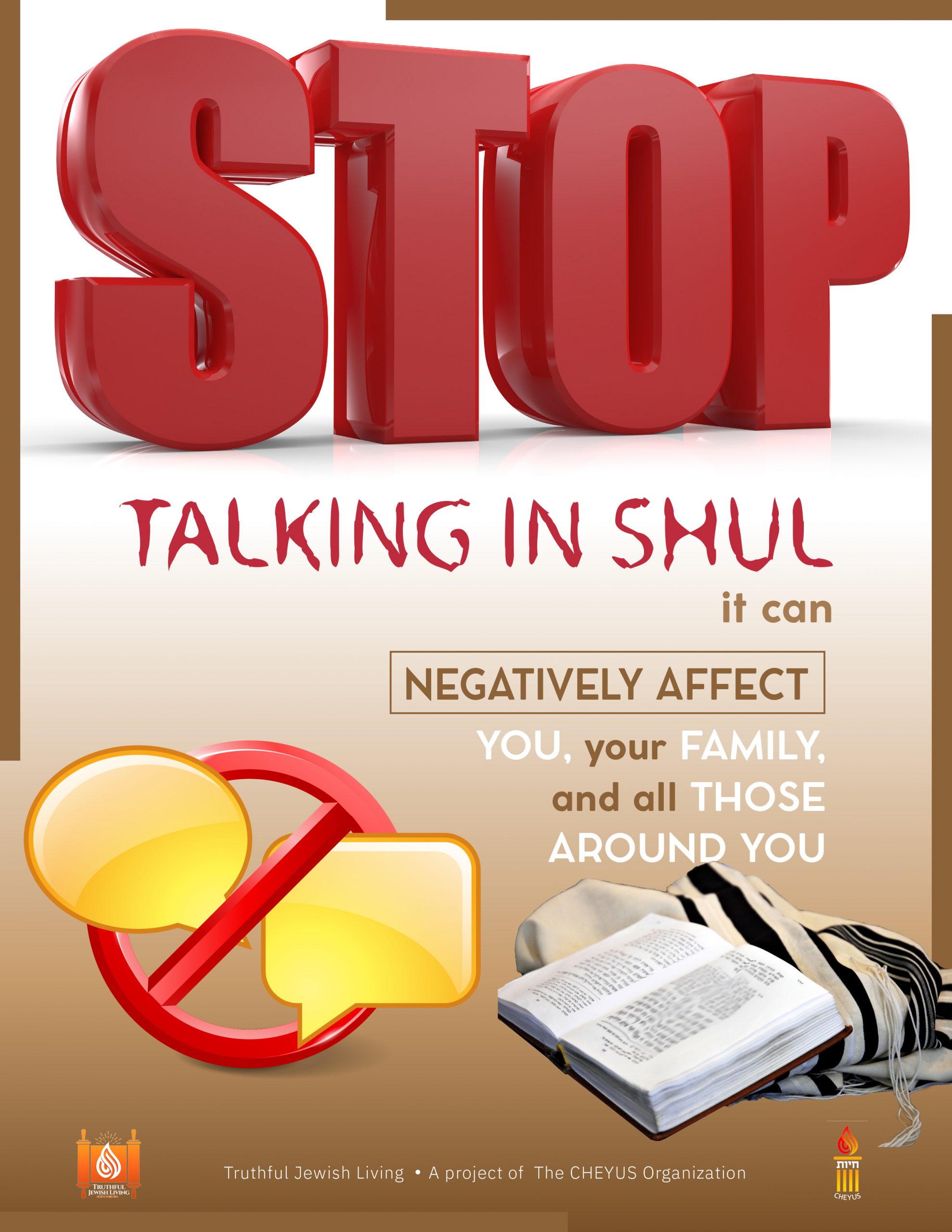 STOP talking in shul