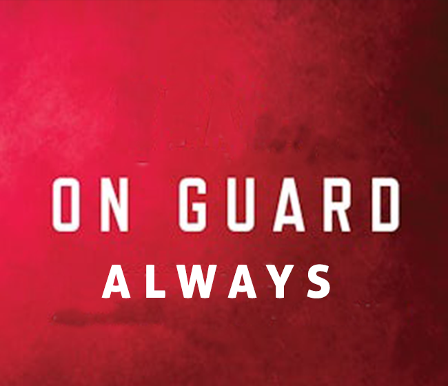ON GUARD<br><br><center style=