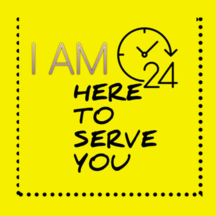 HERE, TO SERVE YOU <br> HASHEM <center style=