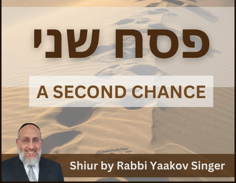 פסח שני <br> A SECOND CHANCE 